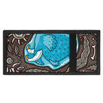 Frozen Mammoth And Fossil Print Trifold Wallet