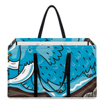 Frozen Mammoth And Fossil Print Utility Tote Bag