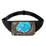 Frozen Mammoth And Fossil Print Waist Bag