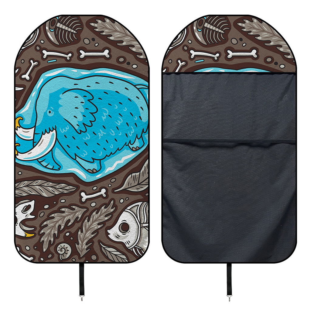 Frozen Mammoth And Fossil Print Waterproof Car Seat Cover