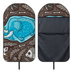 Frozen Mammoth And Fossil Print Waterproof Car Seat Cover