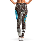 Frozen Mammoth And Fossil Print Women's Leggings
