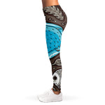 Frozen Mammoth And Fossil Print Women's Leggings