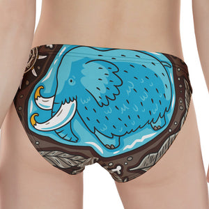 Frozen Mammoth And Fossil Print Women's Panties