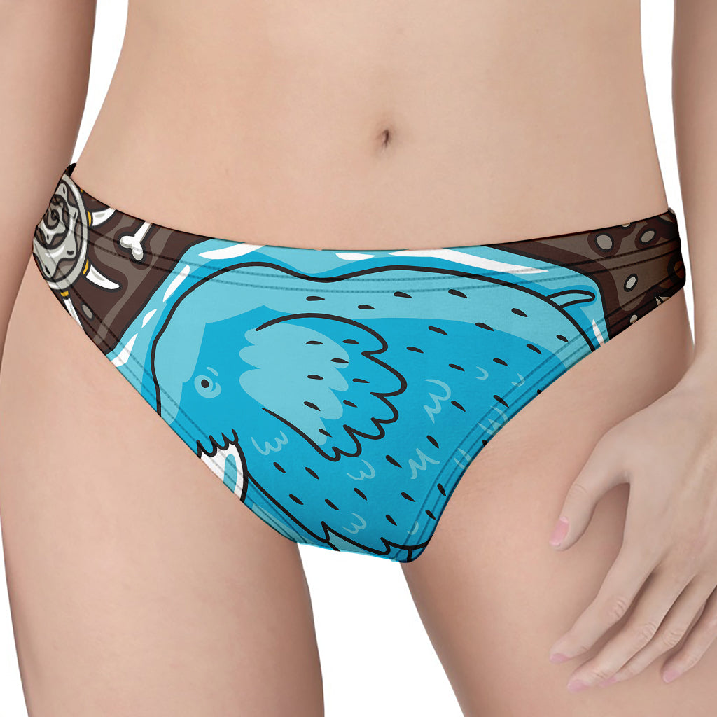 Frozen Mammoth And Fossil Print Women's Thong