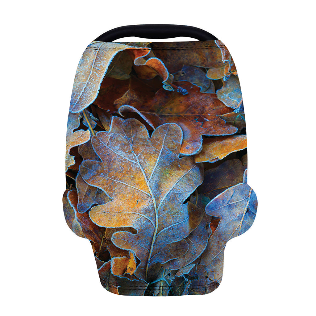 Frozen Oak leaf Print Baby Seat Cover