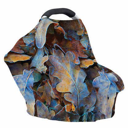Frozen Oak leaf Print Baby Seat Cover