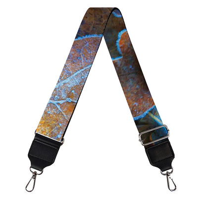 Frozen Oak leaf Print Bag Strap