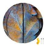 Frozen Oak leaf Print Basketball