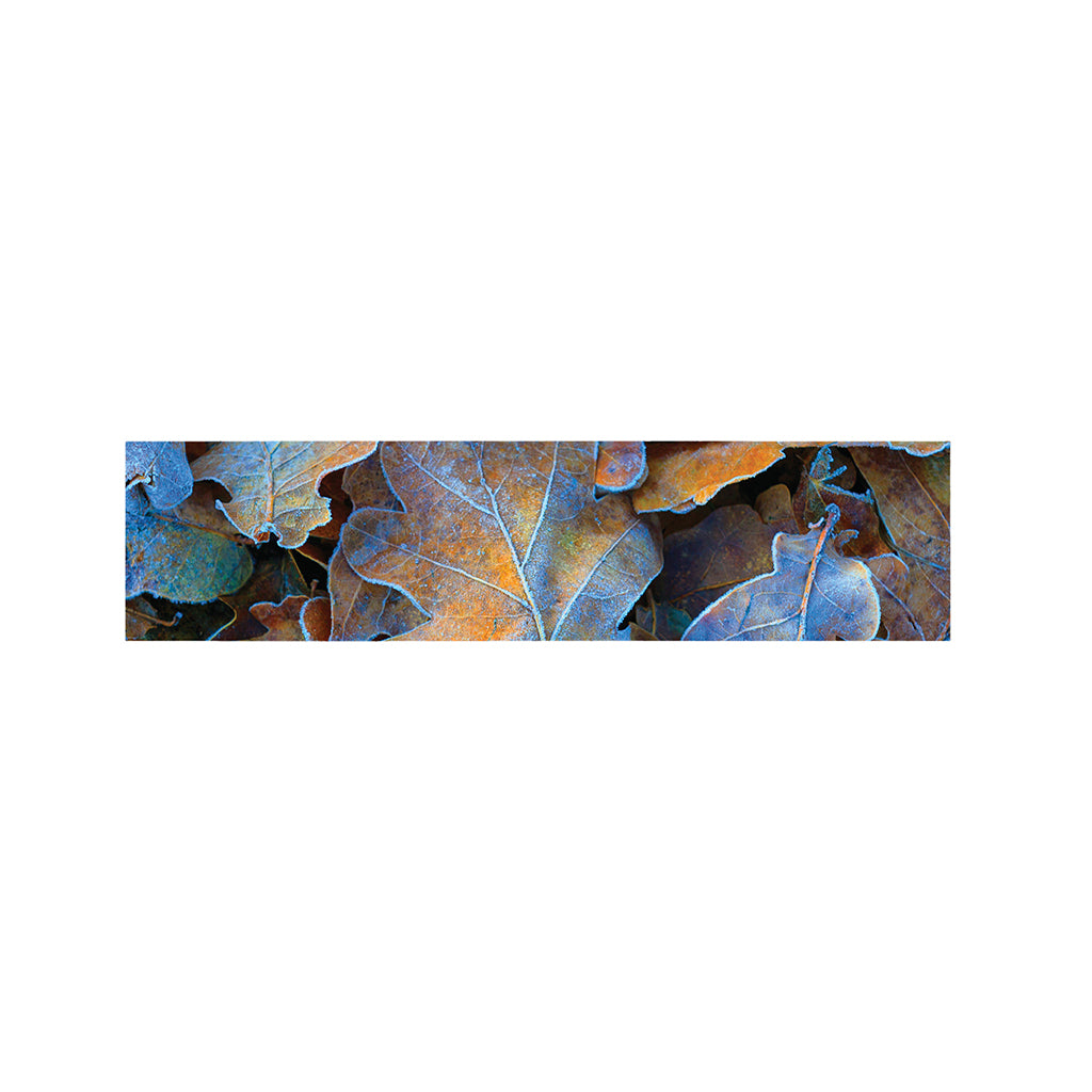 Frozen Oak leaf Print Bed Runner