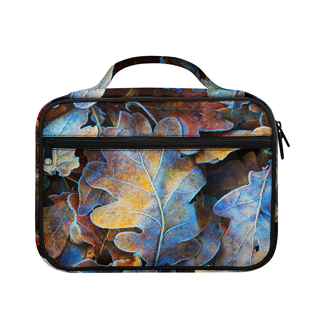 Frozen Oak leaf Print Briefcase Bible Bag