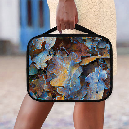Frozen Oak leaf Print Classic Bible Case