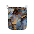 Frozen Oak leaf Print Collapsible Laundry Basket