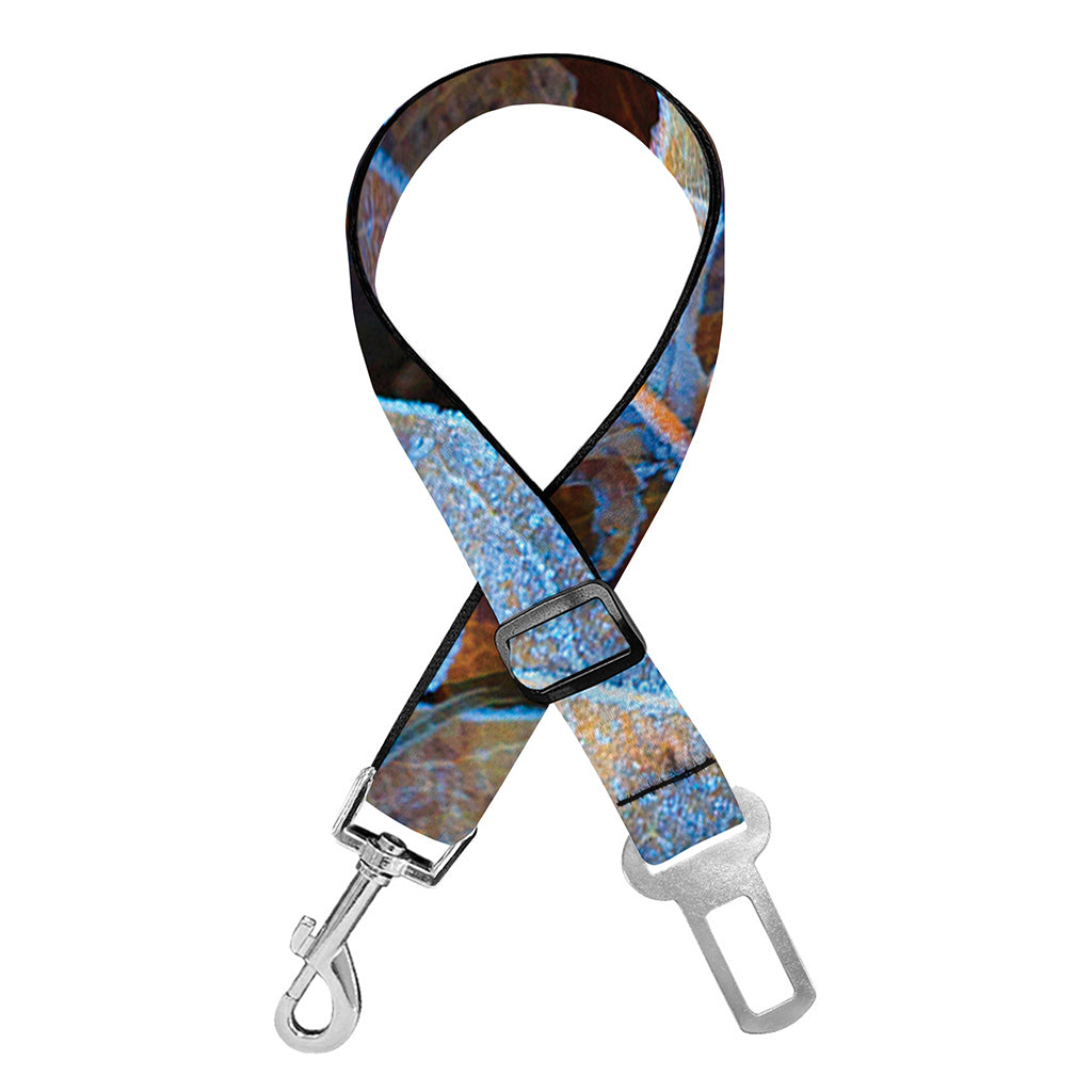 Frozen Oak leaf Print Dog Seat Belt