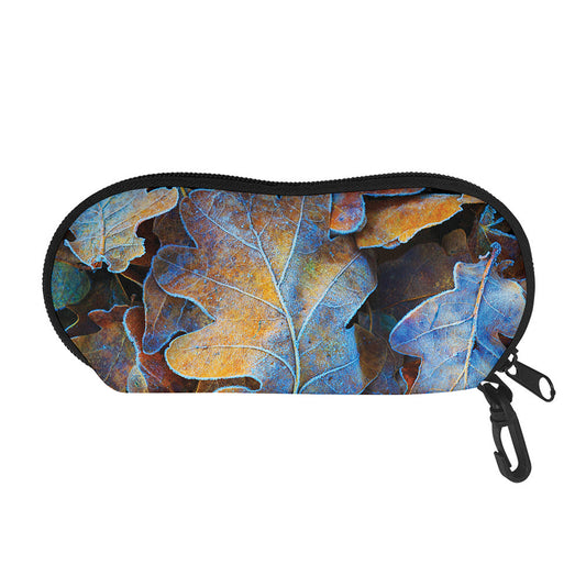 Frozen Oak leaf Print Glasses Case