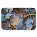 Frozen Oak leaf Print Indoor Door Mat