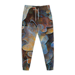Frozen Oak leaf Print Jogger Pants