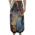 Frozen Oak leaf Print Lantern Pants
