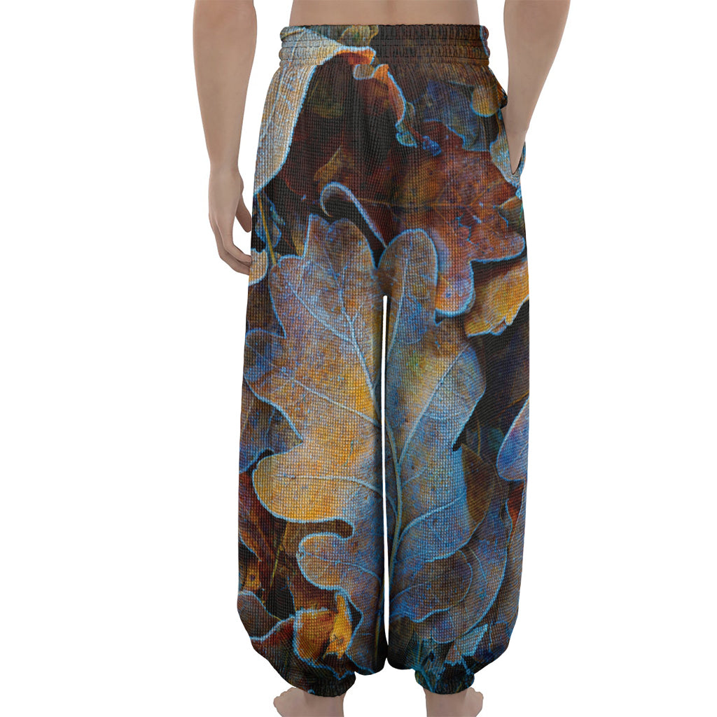 Frozen Oak leaf Print Lantern Pants