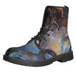 Frozen Oak leaf Print Backpack