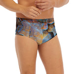 Frozen Oak leaf Print Men's Briefs