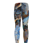 Frozen Oak leaf Print Men's leggings