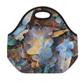 Frozen Oak leaf Print Neoprene Lunch Bag