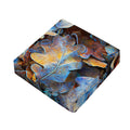 Frozen Oak leaf Print Outdoor Seat Cushion Cover