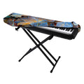 Frozen Oak leaf Print Piano Keyboard Cover