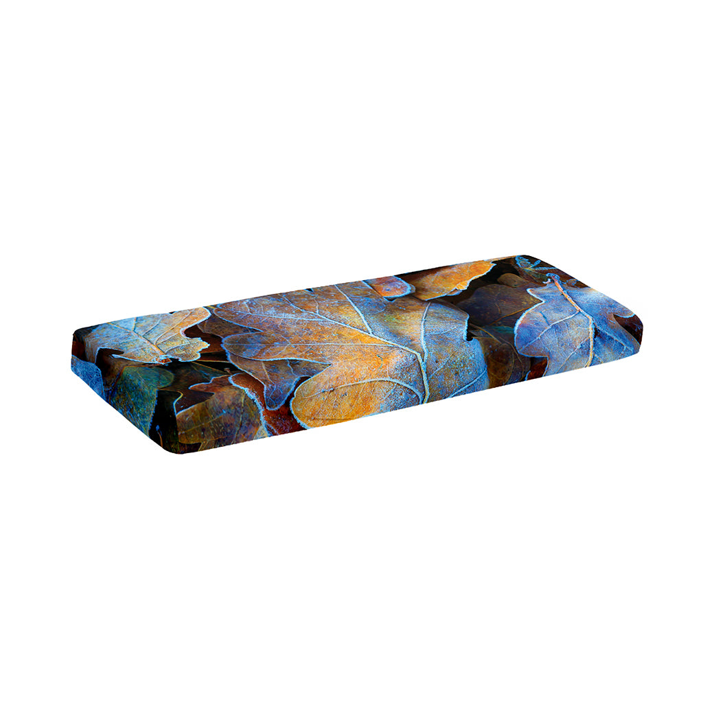 Frozen Oak leaf Print Piano Keyboard Cover