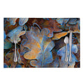 Frozen Oak leaf Print Placemat