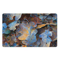Frozen Oak leaf Print Polyester Doormat