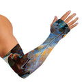 Frozen Oak leaf Print Sun Protection Arm Sleeves