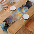 Frozen Oak leaf Print Table Runner