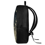 Full Moon And Night Stars Print 17 Inch Backpack