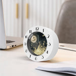 Full Moon And Night Stars Print Alarm Clock