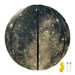 Full Moon And Night Stars Print Basketball