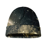 Full Moon And Night Stars Print Beanie