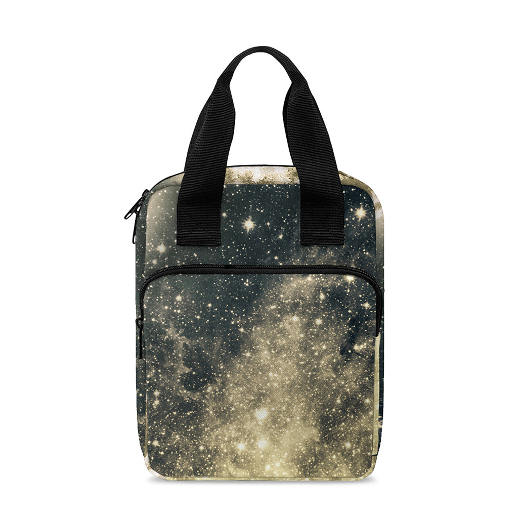 Full Moon And Night Stars Print Bible Tote Bag