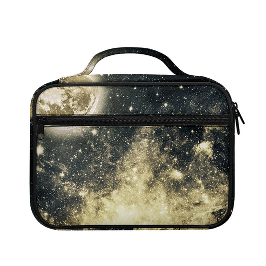 Full Moon And Night Stars Print Briefcase Bible Bag