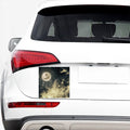 Full Moon And Night Stars Print Car Sticker