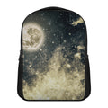 Full Moon And Night Stars Print Casual Backpack