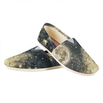 Full Moon And Night Stars Print Casual Shoes