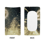 Full Moon And Night Stars Print Changing Pad Cover