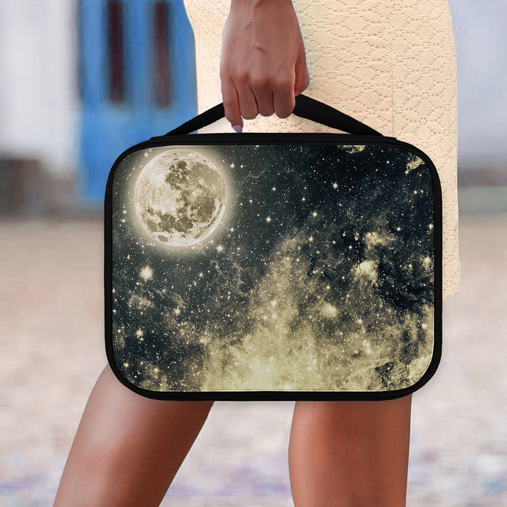 Full Moon And Night Stars Print Classic Bible Case