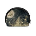 Full Moon And Night Stars Print Coin Purse