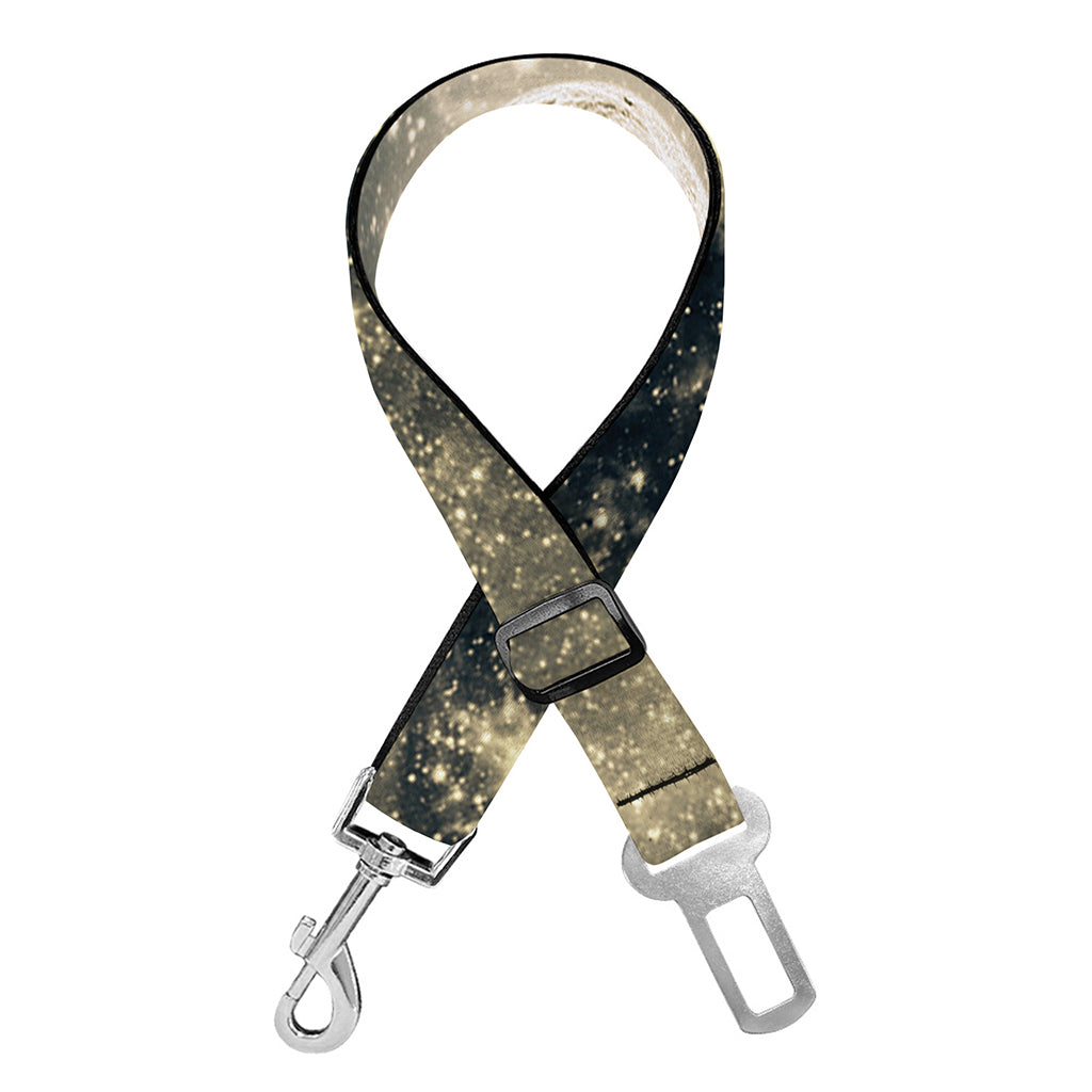 Full Moon And Night Stars Print Dog Seat Belt