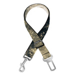 Full Moon And Night Stars Print Dog Seat Belt