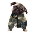 Full Moon And Night Stars Print Dog Zip Up Jacket