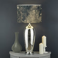 Full Moon And Night Stars Print Drum Lamp Shade